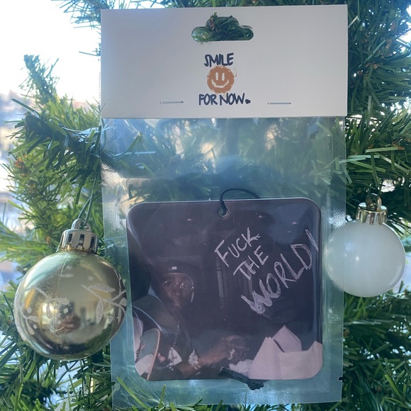 Hanging Car / Room Air Freshener - Sweet Orange - Tupac F The World - Picture 2 of 2